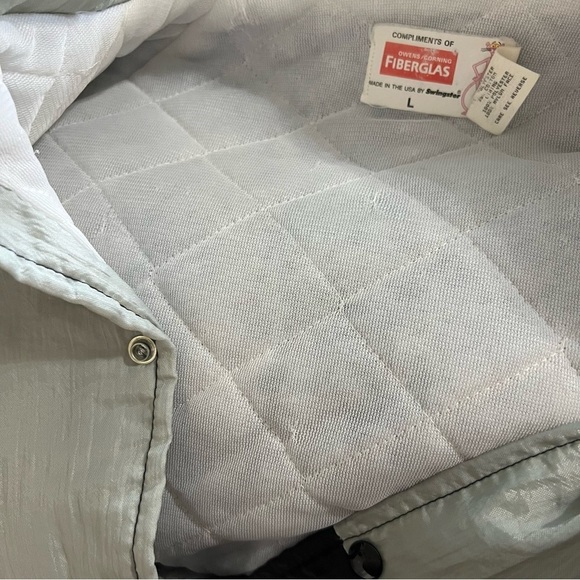 Vintage Raiders coat jacket Fiberglas size large - Picture 4 of 8